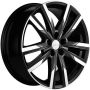 Легковой диск Khomen Wheels KHW1905 7,5x19 5x114,3 ET45 67,1 Black-FP